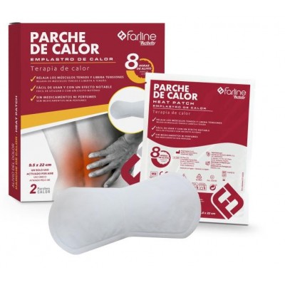Comprar FARLINE ACTIVITY PARCHES DE CALOR LUMBAR 2 UNIDADES 22 CM X 9,5 CM al mejor precio en NuestraFarma, tu farmacia online
