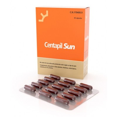 Comprar CENTAPIL SUN 45 CAPSULAS al mejor precio en NuestraFarma, tu farmacia online