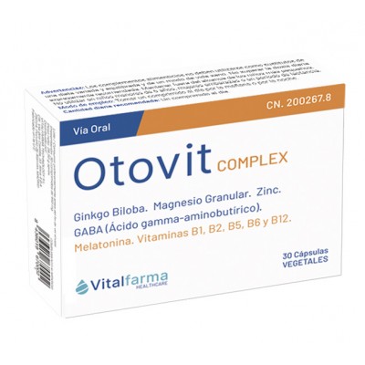 Comprar OTOVIT COMPLEX 30 CAPSULAS al mejor precio en NuestraFarma, tu farmacia online