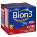 BION 3 DEFENSE JUNIOR 30 COMPRIMIDOS MASTICABLES SABOR FRAMBUESA