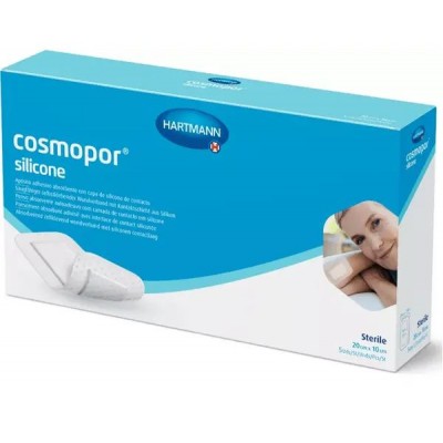 Comprar COSMOPOR SILICONE APOSITO ESTERIL 5 UNIDADES 20 X 10 CM al mejor precio en NuestraFarma, tu farmacia online