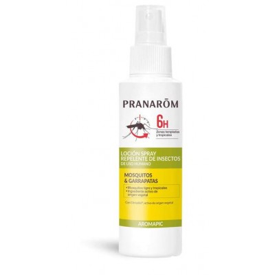 Comprar PRANAROM AROMAPIC LOCIÓN SPRAY REPELENTE DE INSECTOS MOSQUITOS Y GARRAPATAS 75 ML al mejor precio en NuestraFarma, tu farmacia online