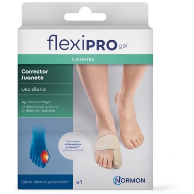 Comprar FLEXIPRO CORRECTOR JUANETE 1 UNIDAD TALLA S al mejor precio en NuestraFarma, tu farmacia online