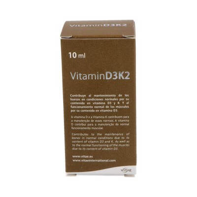 Comprar VITAE VITAMINA D3K2 10 ML al mejor precio en NuestraFarma, tu farmacia online