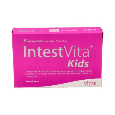 Comprar VITAE INTESTVITA KIDS 30 COMPRIMIDOS al mejor precio en NuestraFarma, tu farmacia online