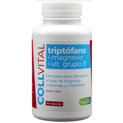 Comprar COLLVITAL MAGNESIO + TRIPTÓFANO + VITAMINAS GRUPO B 60 CAPSULAS al mejor precio en NuestraFarma, tu farmacia online