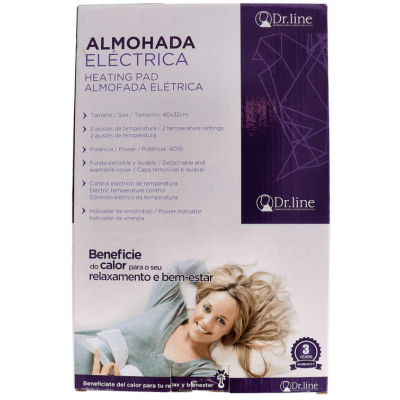 Comprar ALMOHADILLA ELECTRICA DR. LINE 1 UNIDAD 40 CM X 32 CN al mejor precio en NuestraFarma, tu farmacia online