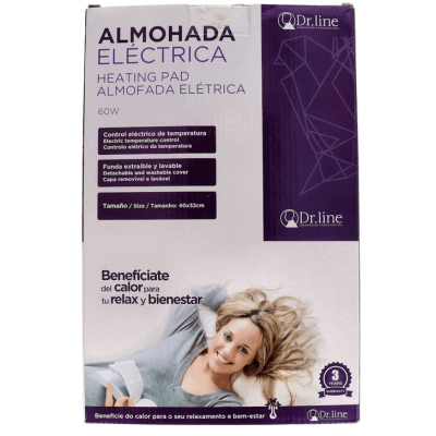 Comprar ALMOHADILLA ELECTRICA DR. LINE 1 UNIDAD 40 CM X 32 CN al mejor precio en NuestraFarma, tu farmacia online