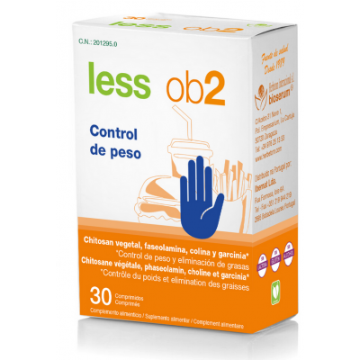 Comprar LESS OB2 30 COMPRIMIDOS al mejor precio en NuestraFarma, tu farmacia online
