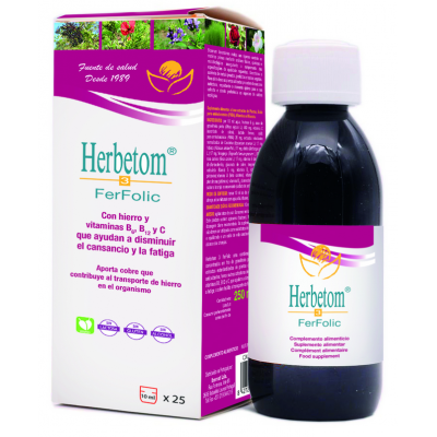 Comprar HERBETOM 3 FER FOLIC JARABE 250 ML al mejor precio en NuestraFarma, tu farmacia online