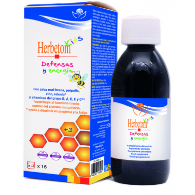 Comprar HERBETOM KIDS DEFENSAS Y ENERGIA 250 ML al mejor precio en NuestraFarma, tu farmacia online