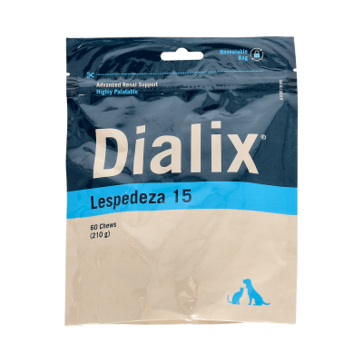 Comprar VETNOVA DIALIX LESPEDEZA 15 60 CHEWS al mejor precio en NuestraFarma, tu farmacia online