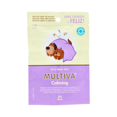 Comprar VETNOVA MULTIVA CALMING CAT & SMALL DOG 25 CHEWS al mejor precio en NuestraFarma, tu farmacia online