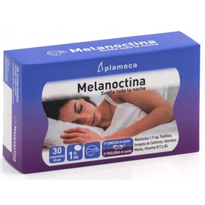 Comprar MELANOCTINA SUEÑA TODA LA NOCHE 30 COMPRIMIDOS BICAPA al mejor precio en NuestraFarma, tu farmacia online