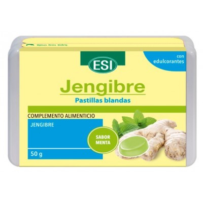 Comprar ESI JENGIBRE MENTA PASTILLAS BLANDAS SUIZAS 50 G al mejor precio en NuestraFarma, tu farmacia online