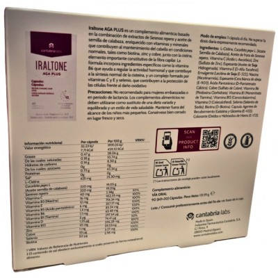 Comprar IRALTONE AGA PLUS 90 CAPSULAS al mejor precio en NuestraFarma, tu farmacia online