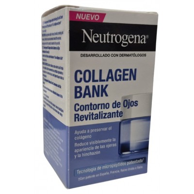 Comprar NEUTROGENA COLLAGEN BANK CONTORNO DE OJOS 15 ML al mejor precio en NuestraFarma, tu farmacia online