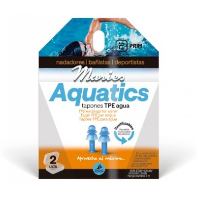Comprar TAPONES OIDOS SILICONA MARIES AQUATICS TPE 2 UNIDADES al mejor precio en NuestraFarma, tu farmacia online