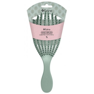 Comprar FARLINE CEPILLO DE PELO DOBLE PUA COLOR VERDE al mejor precio en NuestraFarma, tu farmacia online