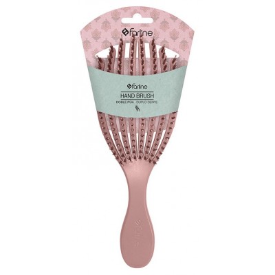 Comprar FARLINE CEPILLO DE PELO DOBLE PUA COLOR ROSA al mejor precio en NuestraFarma, tu farmacia online