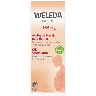 Comprar WELEDA DUO RUTINA DE MASAJE PARA ESTRIAS - ACEITE DE MASAJE 100 ML + BALSAMO 150 ML al mejor precio en NuestraFarma, tu farmacia online