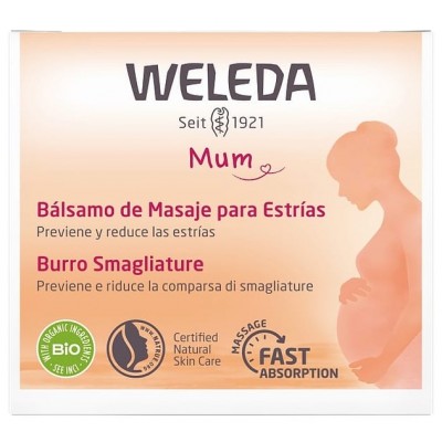 Comprar WELEDA DUO RUTINA DE MASAJE PARA ESTRIAS - ACEITE DE MASAJE 100 ML + BALSAMO 150 ML al mejor precio en NuestraFarma, tu farmacia online