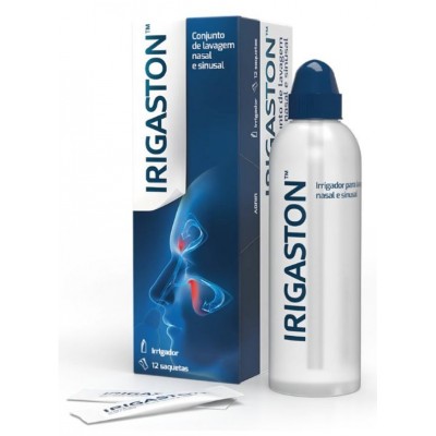 Comprar IRIGASTON SET DE LAVADO NASAL Y SINUSAL 12 SOBRES 2,16 G + IRRIGADOR al mejor precio en NuestraFarma, tu farmacia online