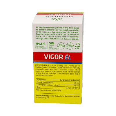 Comprar AQUILEA VIGOR EL 60 CAPSULAS al mejor precio en NuestraFarma, tu farmacia online