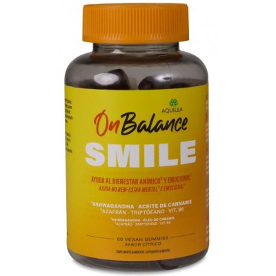 Comprar AQUILEA ONBALANCE SMILE 60 GOMINOLAS SABOR CITRICO al mejor precio en NuestraFarma, tu farmacia online