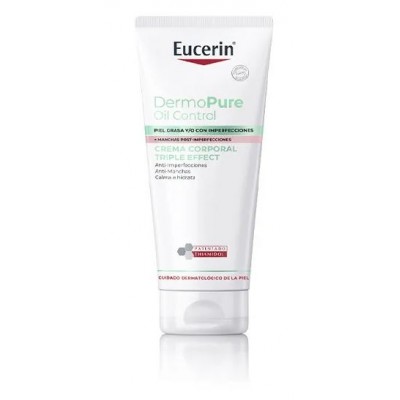 Comprar EUCERIN DERMOPURE OIL CONTROL CREMA CORPORAL TRIPE EFFECT 200 ML al mejor precio en NuestraFarma, tu farmacia online