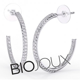 BIOJOUX PENDIENTES LIORA 25 MM BJT368 1 PAR