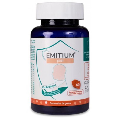 Comprar EMITIUM PIEL 60 CARAMELOS DE GOMA SABOR NARANJA al mejor precio en NuestraFarma, tu farmacia online