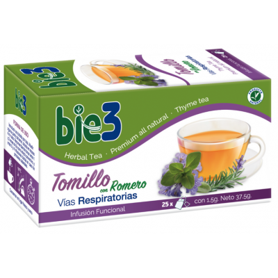 Comprar BIE3 TOMILLO CON ROMERO 25 FILTROS 1,5 G al mejor precio en NuestraFarma, tu farmacia online