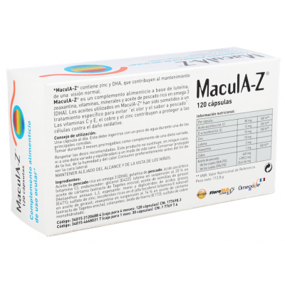 Comprar MACULA Z 120 CAPSULAS al mejor precio en NuestraFarma, tu farmacia online
