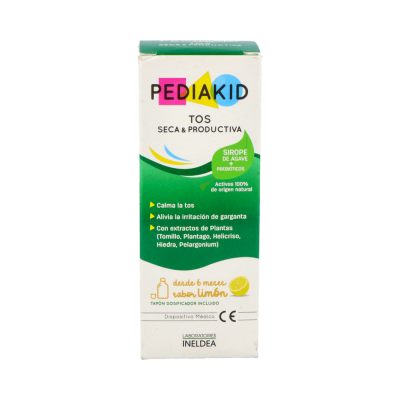 Comprar PEDIAKID TOS SECA Y PRODUCTIVA 125 ML al mejor precio en NuestraFarma, tu farmacia online