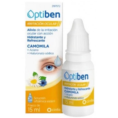 Comprar OPTIBEN IRRITACION OCULAR+ 15 ML al mejor precio en NuestraFarma, tu farmacia online