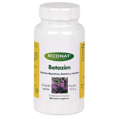 Comprar MEDNAT BETAZIM 60 CAPSULAS al mejor precio en NuestraFarma, tu farmacia online
