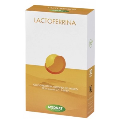 Comprar MEDNAT LACTOFERRINA 30 CAPSULAS al mejor precio en NuestraFarma, tu farmacia online