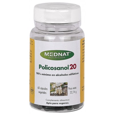 Comprar MEDNAT POLICOSANOL 60 CAPSULAS al mejor precio en NuestraFarma, tu farmacia online