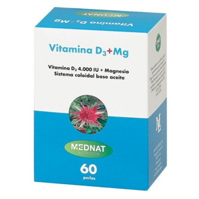 Comprar MEDNAT VITAMINA D3 + MAGNESIO 60 PERLAS al mejor precio en NuestraFarma, tu farmacia online