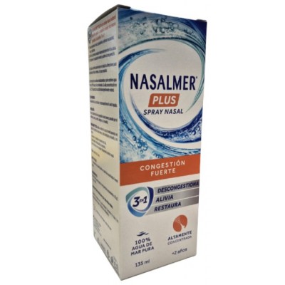 Comprar NASALMER PLUS SPRAY NASAL CONGESTION FUERTE 135 ML al mejor precio en NuestraFarma, tu farmacia online