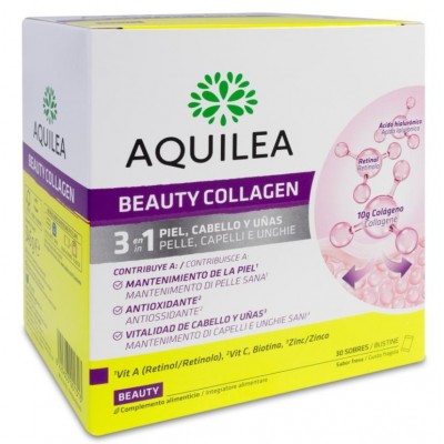 Comprar AQUILEA TOTAL BEAUTY 30 SOBRES 11,5 G SABOR FRESA al mejor precio en NuestraFarma, tu farmacia online