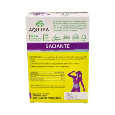 Comprar AQUILEA SACIANTE 15 STICKS 15 ML SABOR PIÑA al mejor precio en NuestraFarma, tu farmacia online