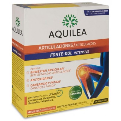 Comprar AQUILEA ARTICULACIONES FORTE DOL INTENSIVE 20 STICKS 15 ML al mejor precio en NuestraFarma, tu farmacia online