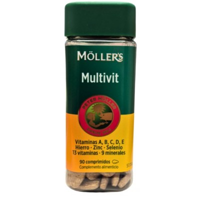 Comprar MOLLER´S MULTIVIT 90 COMPRIMIDOS al mejor precio en NuestraFarma, tu farmacia online