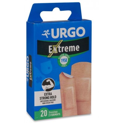Comprar URGO APOSITOS EXTREME 16 UNIDADES 7,2 CM X 2 CM + 4 UNIDADES 7,2 CM X 3,4 CM al mejor precio en NuestraFarma, tu farmacia online