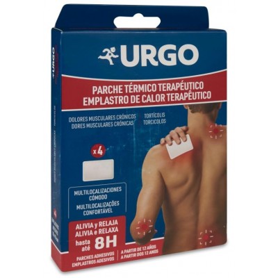 Comprar URGO PARCHE TERMICO TERAPEUTICO MULTILOCALIZACIONES 4 UNIDADES al mejor precio en NuestraFarma, tu farmacia online