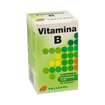Comprar VALLESOL VITAMINA B COMPLEX 30 COMPRIMIDOS al mejor precio en NuestraFarma, tu farmacia online