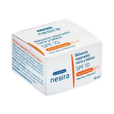 Comprar ACOFARMA NESIRA BALSAMO REPARADOR NARIZ Y LABIOS SPF10 10 ML al mejor precio en NuestraFarma, tu farmacia online