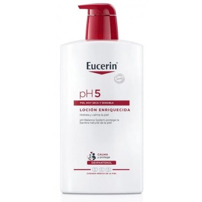 Comprar EUCERIN PIEL SENSIBLE PH-5 LOCION ENRIQUECIDA 1000 ML al mejor precio en NuestraFarma, tu farmacia online